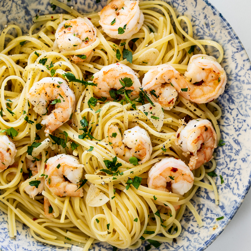 Shrimp Aglio e Olio